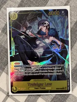 One Piece CCG English Trafalgar Law SEC Alt Art EB03-062 NM Heroine Edition! 🔥 - Image 1