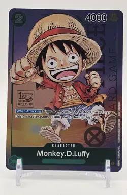 One Piece TCG - Promo - Monkey D. Luffy P-037 1st Anniversary - English - Image 1