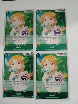 One Piece Nami R Extra Booster: Anime 25th Anniversary Collection x4 EB02-017 NM - Image 1