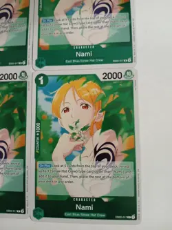 One Piece Nami R Extra Booster: Anime 25th Anniversary Collection x4 EB02-017 NM - Image 4