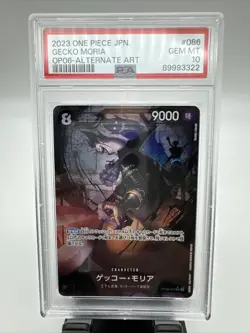 OP06-086 ONE PIECE TCG CCG GECKO MORIA PSA 10 SR Parallel Alt Art Japan - Image 3