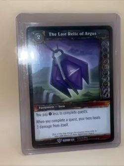 World of Warcraft TCG The Last Relic of Argus - Crafting Redemption - Image 1
