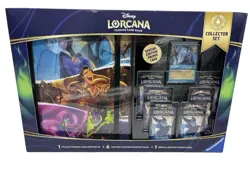 Disney Lorcana First Chapter Collector Set Bundle - 6 packs, portfolio, & promo - Image 1