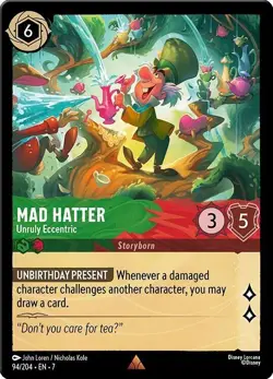 Disney Lorcana TCG - Archazia's Island - Mad Hatter - Unruly Eccentric 94/204 - Image 1