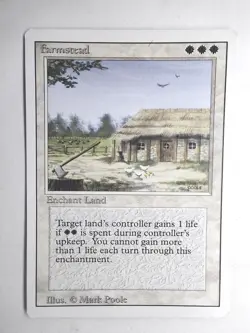 Farmstead Revised NM English 1994 Rare MTG - Image 1