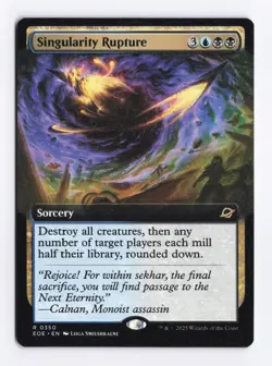 Singularity Rupture (Extended Art) 0350 (R) MTG Edge of Eternities (EOE) - Image 1