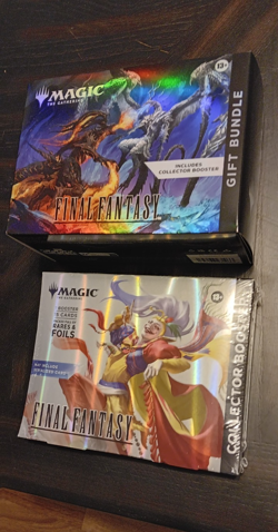 MTG Magic Final Fantasy Omega Collector Booster & Gift Bundle - Image 1