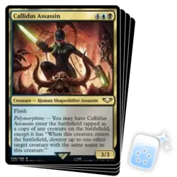 CALLIDUS ASSASSIN X4 Warhammer 40,000 Magic MTG MINT CARD - Image 1