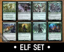 MTG Set 8 Green Commander Elf Cards *NM* Magic EDH Elves Group Staples - Image 1