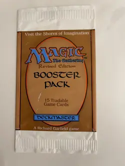 Revised 1994 Empty Booster Pack Wrapper MTG Magic the Gathering - Image 1