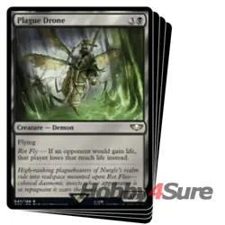 Plague Drone X4 M/NM Magic: The Gathering MTG Warhammer 40,000 - Image 1