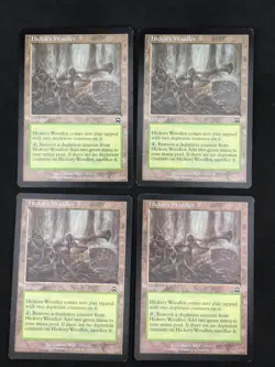 Playset 4x MTG Hickory Woodlot Mercadian Masques 319/350 Regular Common - MP - Image 1