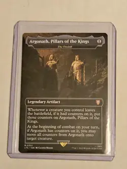 Argonath, Pillars of the Kings The Ozolith Commander Lord Of The Rings MTG LOTR - Image 1