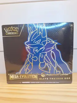 Pokemon TGC Mega Evolution Pokemon Center Elite Trainer Box Lucario - Image 1
