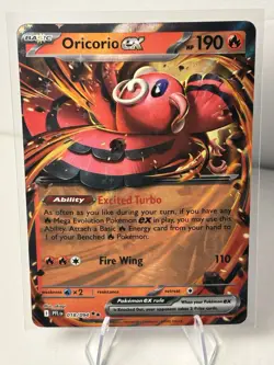 Oricorio EX Double Rare Holo ME02: Phantasmal Flames 018/094 Pokemon TCG - Image 1