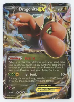 DRAGONITE EX 2014 Pokemon XY Furious Fists 74/111 - NM - Image 1