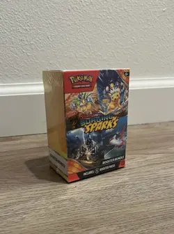 Pokemon TCG Scarlet & Violet Surging Sparks Booster Bundle 6 Packs - New Sealed - Image 1