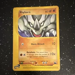 Rhyhorn 91/144 Skyridge Common Regular 60 HP Pokemon TCG English - Image 1