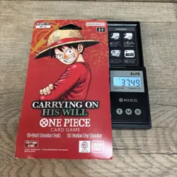 One Piece OP-13 Carrying On His Will Sleeved Booster Pack HEAVY (37.49g) - Image 1