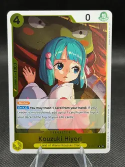 Kouzuki Hiyori OP13-104 - Carrying On His Will One Piece TCG - Image 1