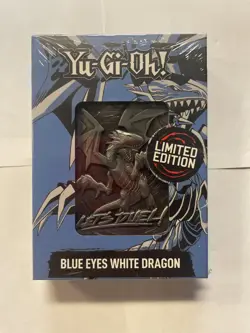 Yu-Gi-Oh Blue Eyes White Dragon Limited Edition Metal Card Fanattik 1 of 9995 Di - Image 1