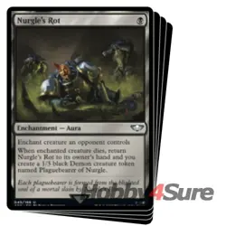 Nurgle's Rot X4 M/NM Magic: The Gathering MTG Warhammer 40,000 - Image 1