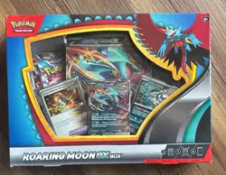Pokemon TCG Roaring Moon ex Card Box 4 Booster Packs Trading Card Game - Image 1