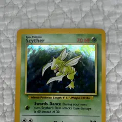 Pokemon TCG Jungle Scyther Holo 10/64 Ken Sugimori 1999 English Card - Image 3