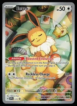 Eevee 173 Holo Illustration Rare Scarlet & Violet Promo Pokemon Card - Image 1