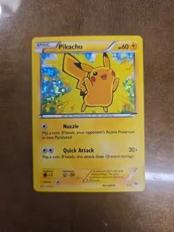 Pokemon Pikachu 42/146 Holo 2014 Movie Promo XY Card A - Image 1
