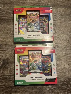 x2 Pokemon Trading Card Game - First Partner Illustration Collection - Series 1 - Image 1