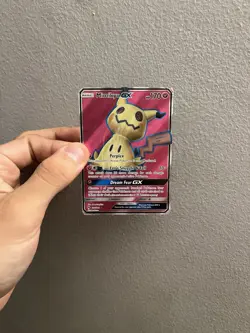 Mimikyu GX Full Art Textured SM Pokemon Card Near Mint - Image 1