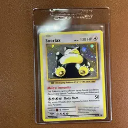 Pokemon TCG Snorlax XY179 Ultra Rare Holo Black Star Promo Card - Image 5