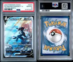Hisuian Samurott V GG51/GG70 Special Art PSA 10 Pokemon Card Crown Zenith Gem Mt - Image 3