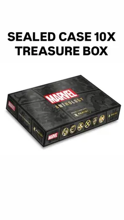 MARVEL ANTHOLOGY Sealed case 10x Booster Box TRADING CARD TREASURE BOX - PANINI - Image 1