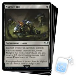 NURGLE'S ROT X4 Warhammer 40,000 Magic MTG MINT CARD - Image 1