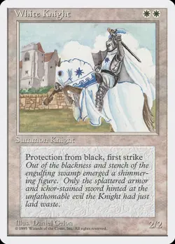 4x White Knight - MP - 4th Edition - SPARROW MAGIC mtg - Image 1