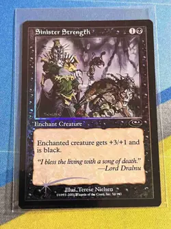 Magic the Gathering MTG Planeshift SINISTER STRENGTH Foil - Image 1