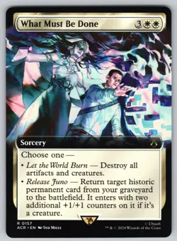 What Must Be Done (Extended Art) R Universes Beyond: Assassin's Creed #157 NM No - Image 1