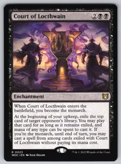 Court of Locthwain R Commander: Wilds of Eldraine #23 NM Normal - Image 1