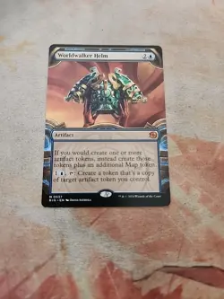 Worldwalker Helm Showcase The Big Score MTG NM - Image 1