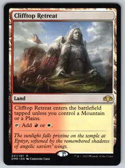 Clifftop Retreat R Dominaria Remastered #241 NM Normal - Image 1