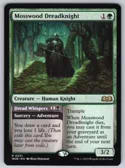 Mosswood Dreadknight R Wilds of Eldraine #231 NM Normal - Image 1