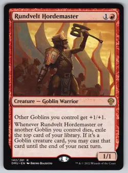 Rundvelt Hordemaster R Dominaria United #142 NM Normal - Image 1