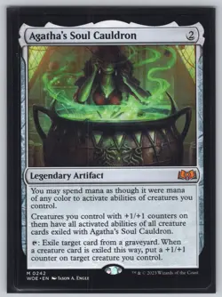 Agatha's Soul Cauldron M Wilds of Eldraine #242 NM Normal - Image 1