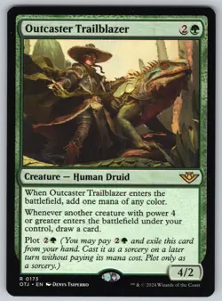 Outcaster Trailblazer R Outlaws of Thunder Junction #173 NM Normal - Image 1