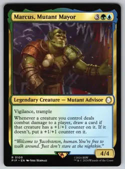 Marcus, Mutant Mayor R Universes Beyond: Fallout #109 NM Normal - Image 1