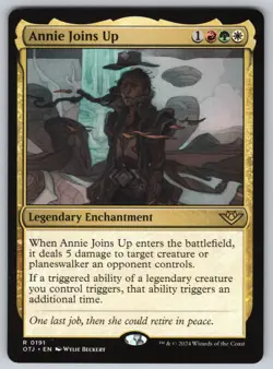 Annie Joins Up R Outlaws of Thunder Junction #191 NM Normal - Image 1