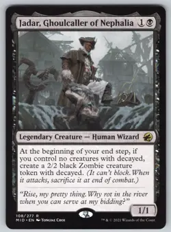 Jadar, Ghoulcaller of Nephalia R Innistrad: Midnight Hunt #108 NM Normal - Image 1