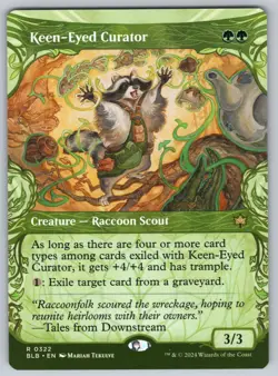 Keen-Eyed Curator (Showcase) R Bloomburrow #322 NM Normal - Image 1